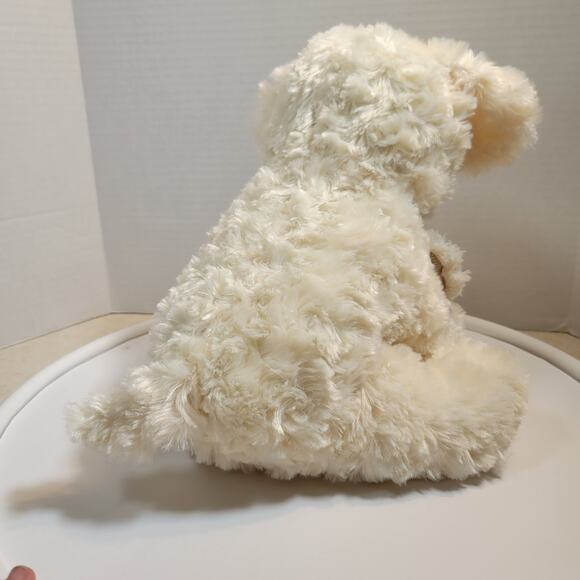 DanDee Plush Cream Puppy Dog 10" Love Heart Valentine's Stuffed Animal - Picture 5 of 16